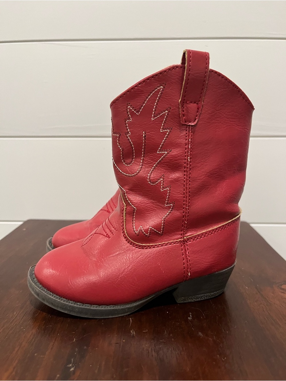 Red Cowboy Boots Size 5 Toddler